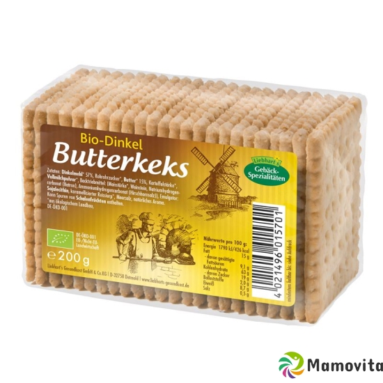 Liebharts Dinkel-butter-keks Bio 200g buy online