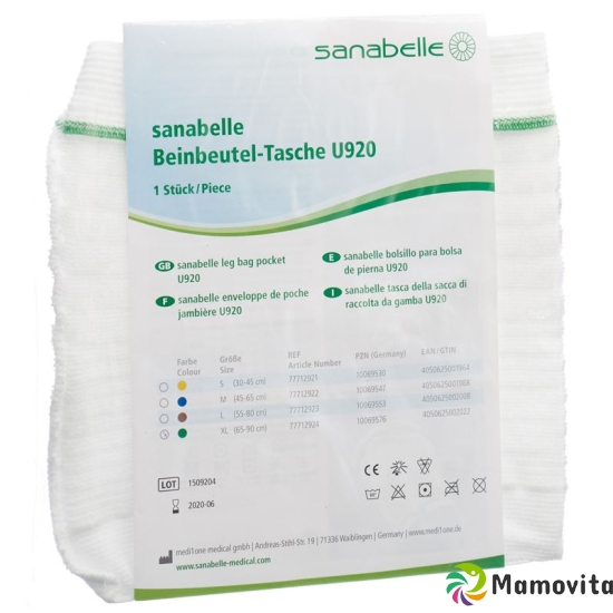 Sanabelle Beinbeuteltasche U920 Grösse XL Grün buy online