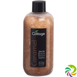 Cottage Badesalz Karamel Flasche 300g