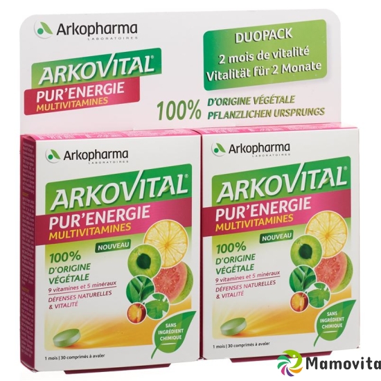 Arkovital Pur'energie Tabletten Multivit Min 2x 30 Stück buy online