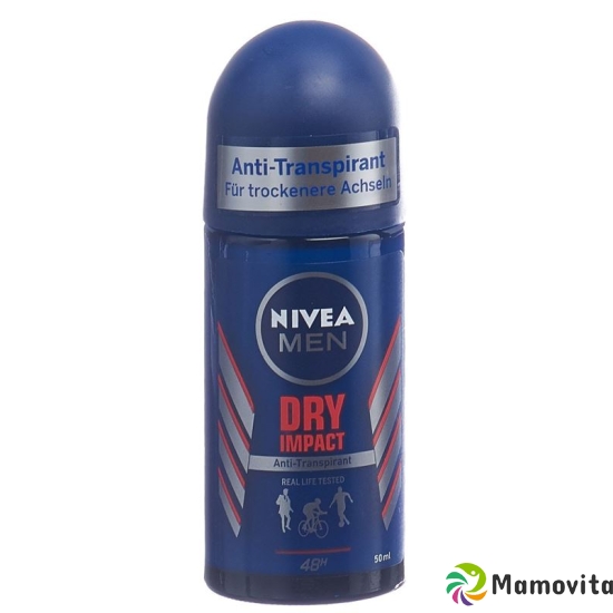 Nivea Male Dry Impact Roll-On Antitranspirant 50ml buy online