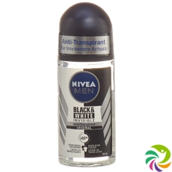 Nivea Male Invisible Black&White Roll-On Antitranspirant 50ml