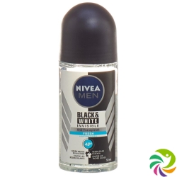 Nivea Male Invisible Black&White Fresh Roll-On Antitranspirant 50ml