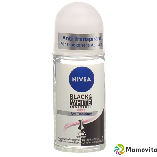 Nivea Female Deo Invis Black&whi Cle Roll-On 50ml buy online