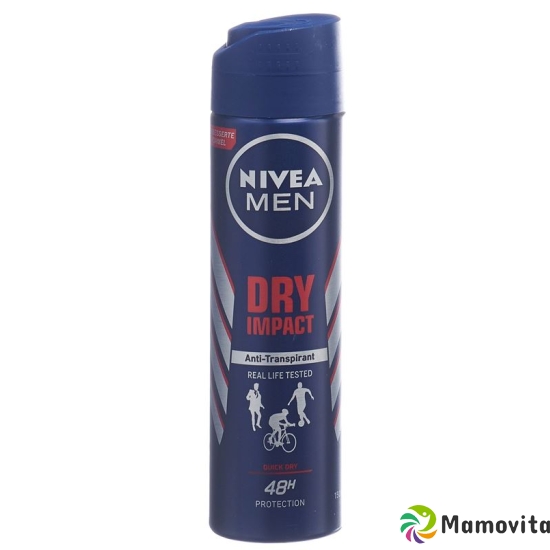 Nivea Male Dry Impact Antitranspirant Spray 150ml buy online