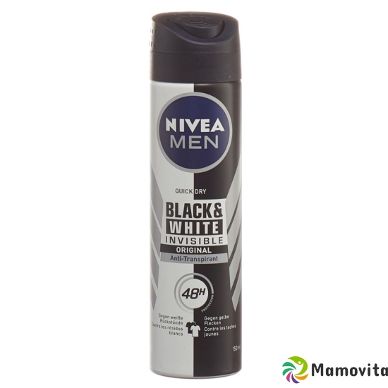 Nivea Male Invisible Black&White Antitranspirant 150ml buy online