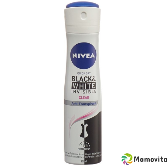 Nivea Female Black&White Invisible Antitranspirant 150ml buy online