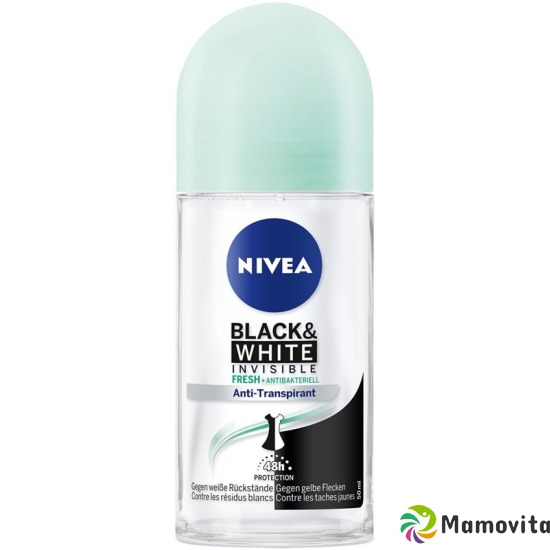 Nivea Female Invisible Black&White Roll-On Antitranspirant 50ml buy online