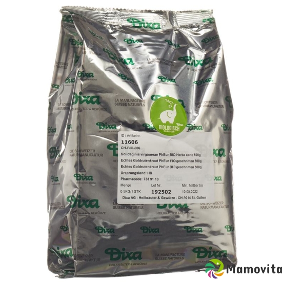 Dixa Echtes Goldrutenkraut Pheur Bio Geschn 500g buy online