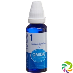 Omida Schüssler No1 Cal Fluor Dil D 12 Flasche 30ml