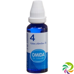 Omida Schüssler No4 Kal Chlor Dil D 6 Flasche 30ml