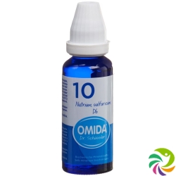 Omida Schüssler No10 Nat Sulf Dil D 6 Flasche 30ml