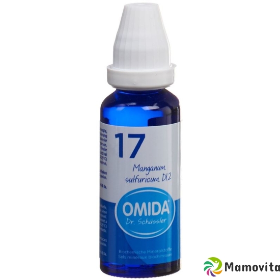 Omida Schüssler No17 Mang Sulf Dil D 12 Flasche 30ml buy online