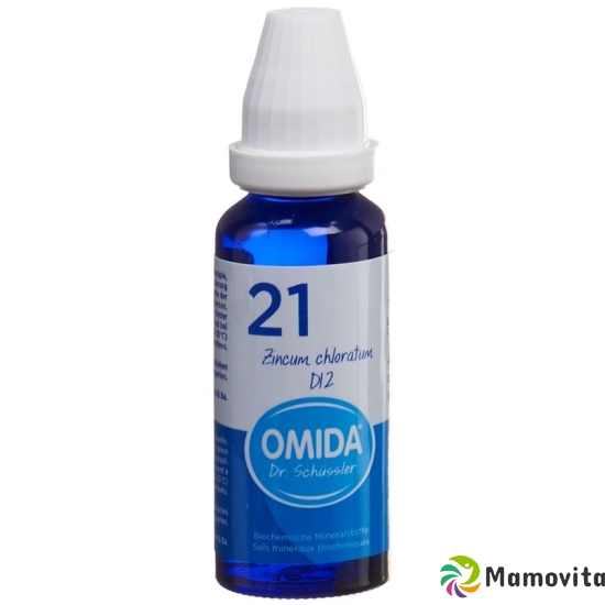 Omida Schuessler NR21 Zincum chloratum Dil D 12 Fl 30 ml buy online