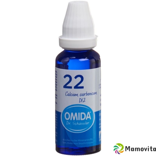 Omida Schüssler No22 Calc Carb Dil D 12 Flasche 30ml buy online