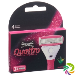 Wilkinson Quattro For Women Klingen 3 Stück