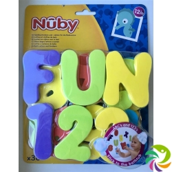 Nuby Alphabet und Zahlen für Badewanne 36 Stück