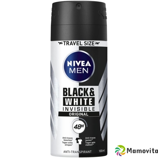 Nivea Male Deo Invis Black&wh Pow Pock Size 100ml buy online