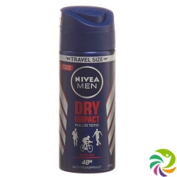 Nivea Male Deo Aeros Dry Impact Pocket Size 100ml