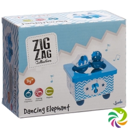 Idis Zig Zag Musical Box Elephant