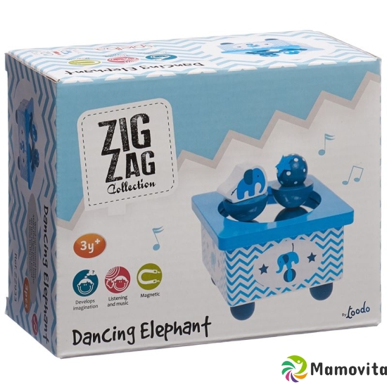 Idis Zig Zag Musical Box Elephant buy online