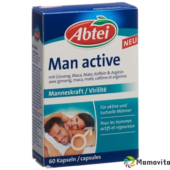 Abtei Man Active Capsules 60 pieces buy online