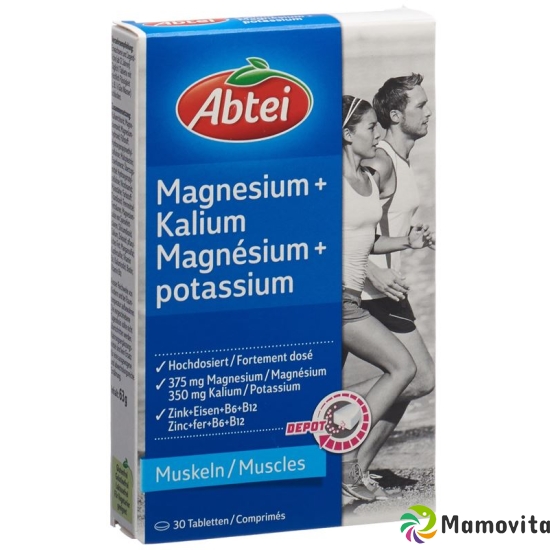 Abtei Magnesium + Potassium Depot 30 tablets buy online