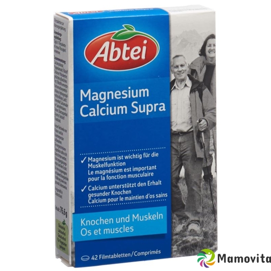 Abtei Magnesium Calcium Supra Filmtabletten 42 Stück buy online