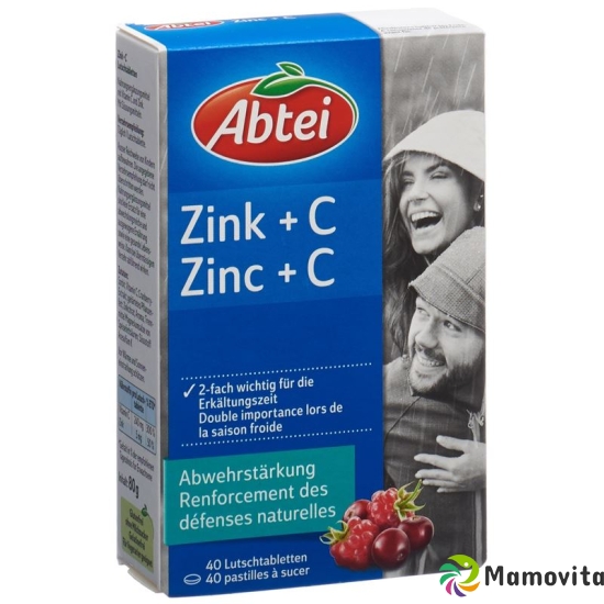 Abtei Zink + C Lutschtabletten 40 Stück buy online