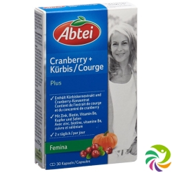 Abtei Cranberry + Kürbis Plus Kapseln 30 Stück