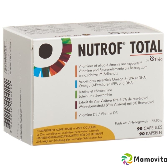 Nutrof Total Vit Spurene Omega 3 Kapseln Vitd3 90 Stück buy online