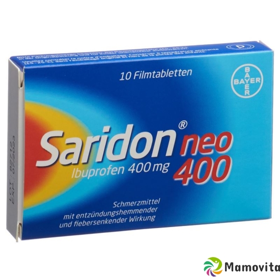 Saridon Neo Filmtabletten 400mg 10 Stück buy online