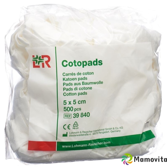 Cotopads Pads Aus Baumwolle 5x5cm Beutel 500 Stück buy online