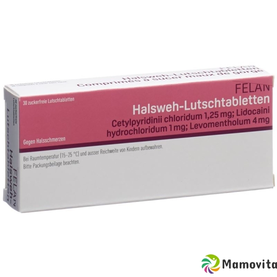 Felan Halsweh Lutschtabletten 30 Stück buy online