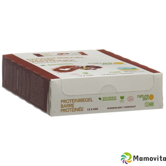 Nature Zen Bio-Proteinriegel Schokolade 12x 40g buy online