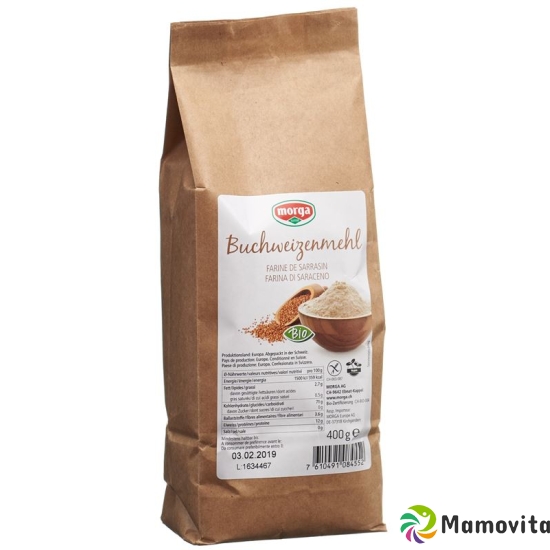 Morga Buchweizenmehl Bio Glutenfrei 400g buy online