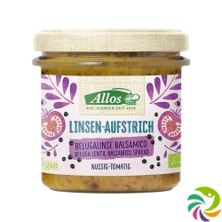 Allos Linsen Aufstrich Beluga Balsa Bio 140g