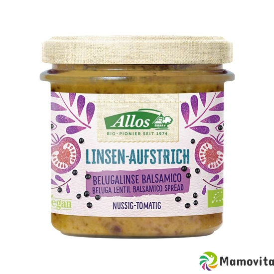 Allos Linsen Aufstrich Beluga Balsa Bio 140g buy online