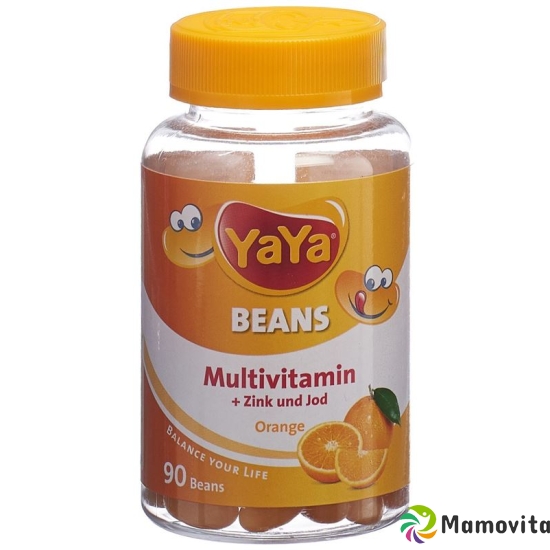 Yayabeans Multivitamin Orange ohne Gelatine 90 Stück buy online