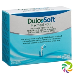 Dulcosoft Macrogol 4000 powder for drinking solution 20 bags 10g