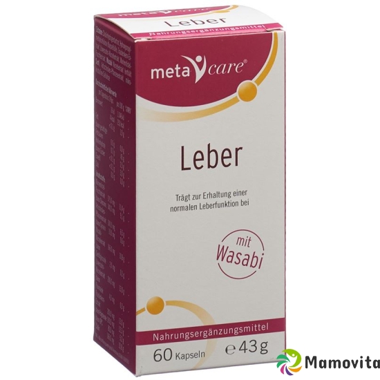 Meta Care Leber Kapseln Dose 60 Stück buy online