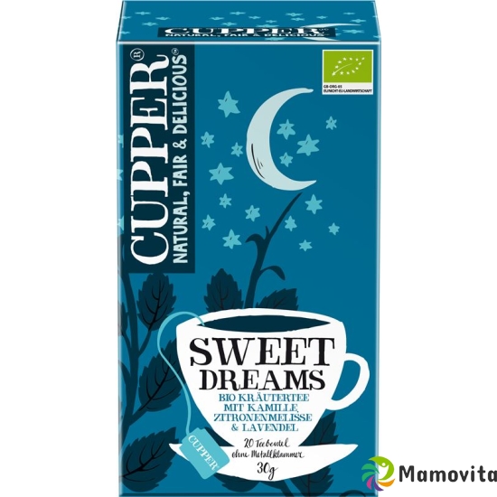 Cupper Sweet Dreams Kräutertee Kam Mel Bio 20 Stück buy online