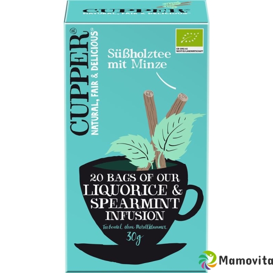 Cupper Suessholztee mit Minze Bio 20 Stück buy online