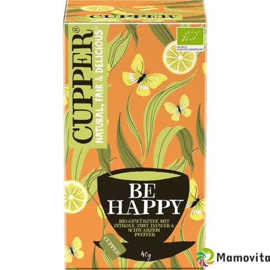 Cupper Be Happy Gewürztee Zitr Zimt Ing Bio 20 Stück buy online