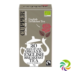 Cupper English Breakfast Tee Fairtrade Bio 20 Stück