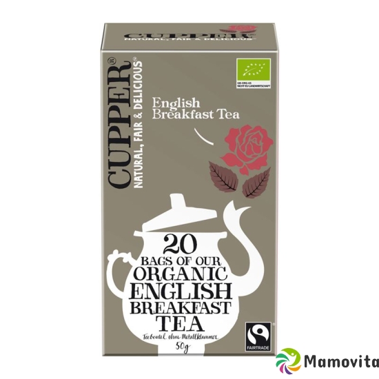 Cupper English Breakfast Tee Fairtrade Bio 20 Stück buy online