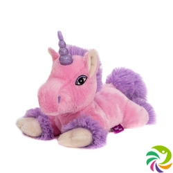 Habibi Plush unicorn pink with purple glitter horn