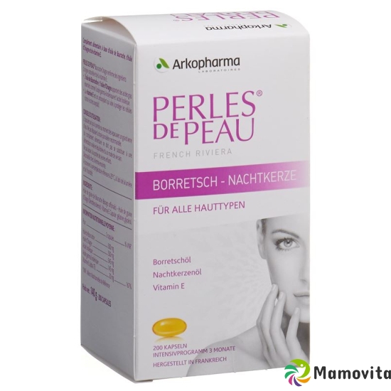 Perles De Peau Borretsch Nachtkerzen Kapseln 200 Stück buy online