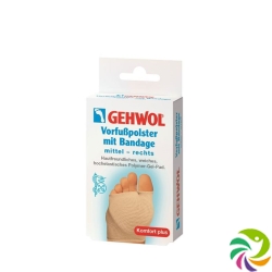 Gehwol forefoot pad with bandage middle right