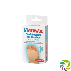 Gehwol forefoot pad with bandage middle left